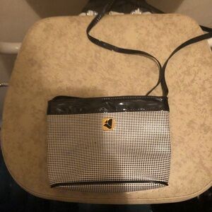 Black Friday sales Black and White Crossbody Bag